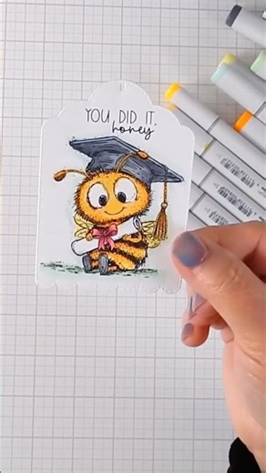 Get a head start on graduation cards. Easy paper layers. #shorts #graduation #cardcreations