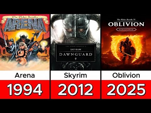 The Elder Scrolls - All Games Evolution (1994 - 2025)