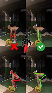 Deadlift mistakes! Here is a video showing the wrong way vs the right way of performing the deadlift.❌1. Bar positioned away from the body.❌2. Sitting down at the hips as you come down.✅1. Bar positioned close to the body.✅2. Hinging at the hips as you come down.❗ SAVE THESE TIPS FOR FUTURE REFERENCE ❗.. #bodyweightworkout #fitnesstransformation #exercisemotivation | kamalc32