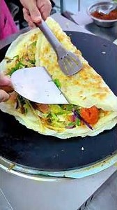 Crispy vegetable pancake