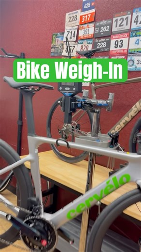 Cervelo Soloist Weight. Stock Sram Force Power Meter build w/ Butyl tubes out of the box.