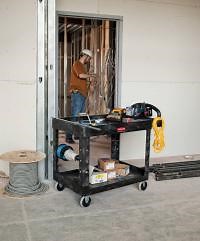Rubbermaid 4520-88 Brute 2-Shelf Utility Cart