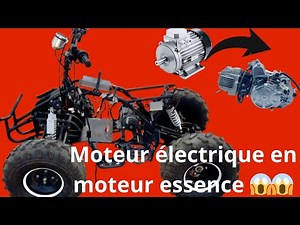 UNBELIEVABLE! An Electric Quad Turns Into a Gas-Powered Bike – DIY Project