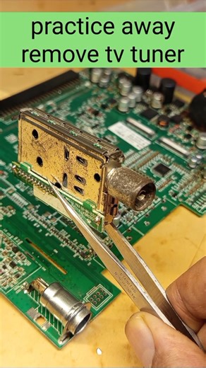 practice way remove tv tuner from board with solid copper wire