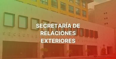 ¿Qué es la secretaría de relaciones exteriores (SRE) y cuál es su función en el estado mexicano?