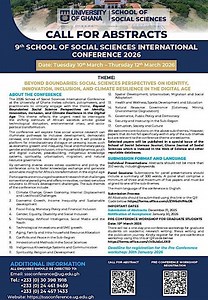 9th SCHOOL OF SOCIAL SCIENCES INTERNATIONAL CONFERENCE 2026