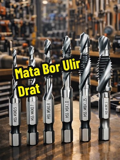 Mata Bor Pembuat Ulir yang Praktis