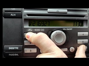 CD 6000 код от магнитолы БЕСПЛАТНО #CD6000 #CODE #БЕСПЛАТНО #FordFusion