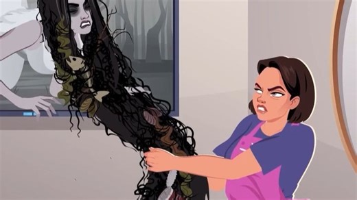 一名溺水女子走进了一家美容院A drowned woman walked into a beauty salon【无对话】