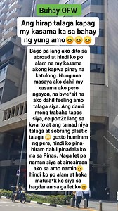 Baka hindi ko mapigilan ang sarili ko at baka ma*tu*lak ko siya sa hagdanan kapag puno na ako😭 #KwentongOFW #ofwlife #advice #abroad #buhaynanay #OFW #fypシ゚ #fblifestyletyle #trendingreels #fbreelsfyp #follower #ofwlifereels | Sweet Allison