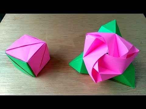 Origami Magic Rose Cube - Magic Rose Cube
