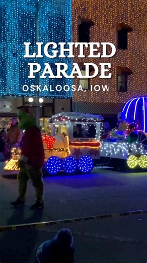 Iowa’s largest Lighted Christmas Parade: Oskaloosa l, Iowa takes place Saturday, Dec 6th. | Iowa Road Trip