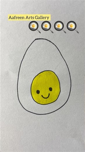 Egg drawing #shorts #art #viral #drawing