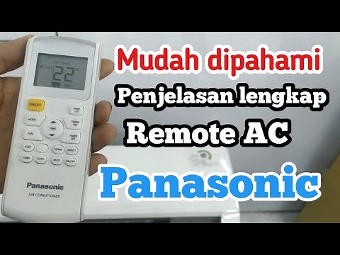 Complete explanation of the Panasonic AC remote series @tipsdantutorial_