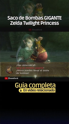 How to get the GIANT BOMB BAG in Zelda Twilight Princess 💣