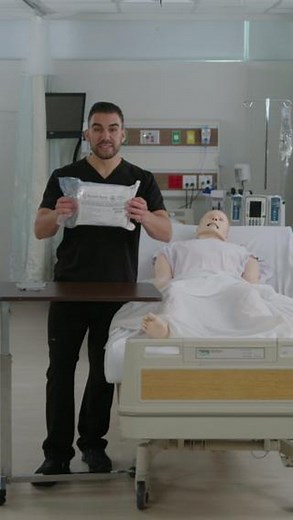 Nurse Mike from Simple Nursing on Instagram: "Foley Catheter Insertion Demonstration! 👆🏼"