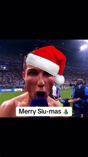 Cristiano Ronaldo Christmas Edit Celebrating Siu-mas