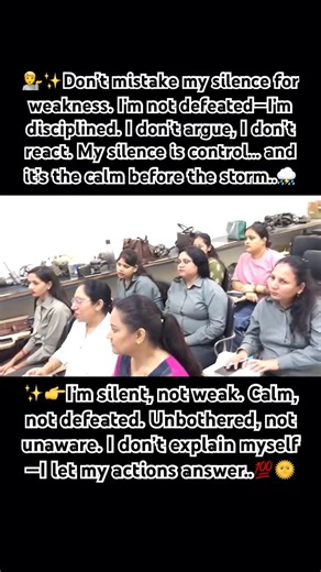 Don’t Mistake My Silence for Weakness—It’s the Calm Before the Storm..⛈️ #motivation #success #viral