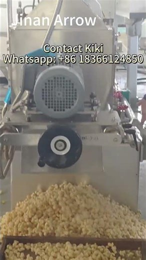 puffed snacks #machine #extruder #food #factory