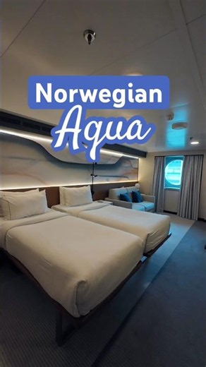 HUGE Cruise Cabin - Norwegian Aqua - NCL Accessible Room. Full vlog below!