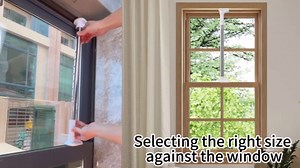 Window Locks for up and Down Windows（Black）for Cabin Window Privacy and Security-Adjustable18 to 30 in, Security Bars for Windows-Window Locks-Window Safety Bars-Window Lock bar