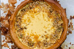 Perfection does exist, and it looks like this baklava cheesecake!