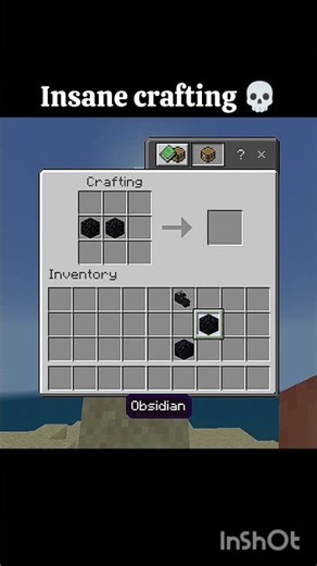 INSANE CRAFTING 💀#minecraft