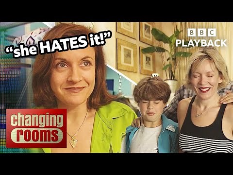 She HATES it! 😬 | Shabby chic & colour chaos Collide at Belsize Park | Changing Rooms | BBC Playback