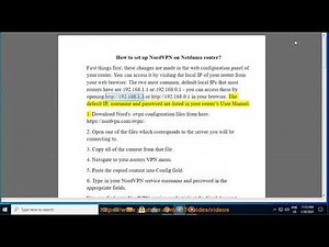 Set up NordVPN on Netduma router