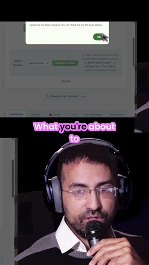 OpenClaw: Get Started Instantly with Live Status Dashboard! #shorts