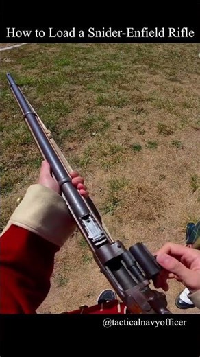 How to reload Snider Enfield Rifle(.577)_#snider #enfield #gun #hunting #shootingrange #milsim #.577