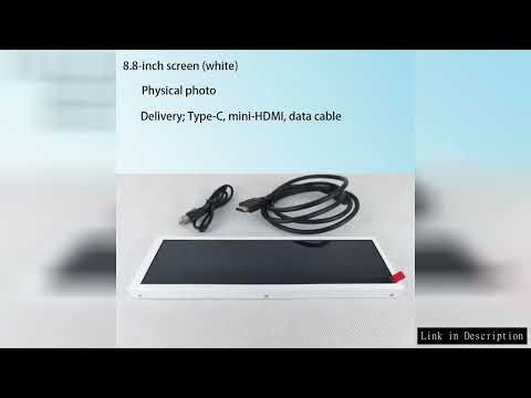 Rectangular computer case temperature control display screen for games and computer expansion screen