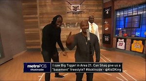 Last nights Freestyle Cypher at KG Area 21 with Kevin Garnett & BIG TIGGER at NBA on TNT | Shaquille O' Neal