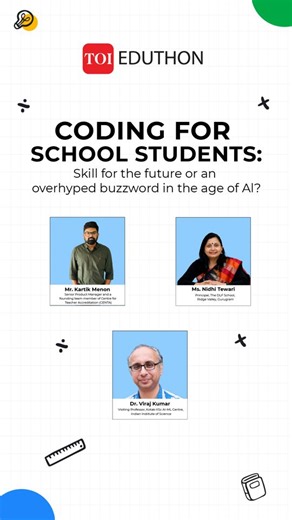 Coding in the age of AI: What should students still learn? If AI can already code, what’s left for students to truly learn? In this Eduthon episode with Dr. Viraj Kumar, visiting professor, Kotak-IISc AI-ML Centre, Indian Institute of Science, we cut through the noise around coding in schools. Should middle schoolers still spend time debugging syntax—or focus on problem-solving, logic, and creativity? With NEP 2020 pushing coding and computational thinking, we explore what to keep, what to drop,