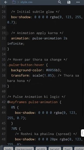 Create Infinite Pulse Beacon Button 🔥 CSS Animation Tutorial | HTML CSS JS #shorts