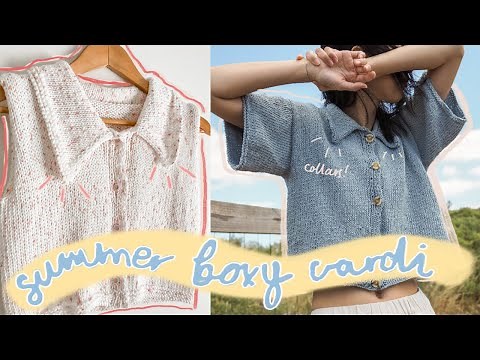 Knit A Summer Cardigan Boxy Cardigan Pattern Guide Knitting And Design Process
