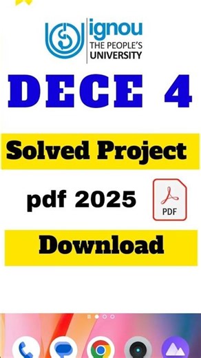 DECE 4 Solved Project pdf 2025 Download