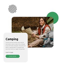 National park camping - Html Code Example by Nicepage