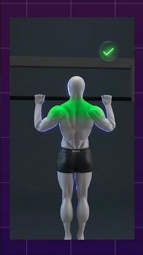 The correct way to perform the pull-up exercise