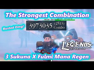 The Best Summoner Build [SUKUNA ARMY] With Unlimited Mana! Legends Re:Written