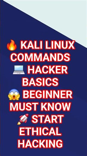 Kali Linux Beginner Guide | Basic Commands Every Ethical Hacker Must Know #cybersecurity