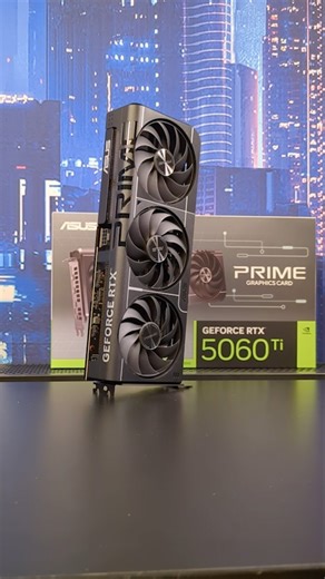 🖤Box: Open. ​ 🌟Prime 5060 Ti: Gorgeous. 😮‍💨 ​ Who’s ready to fire it up?🔥 ​#RTX5060ti #GeForceRTX50 #Computex2025​ #ASUS #AI" | ASUS