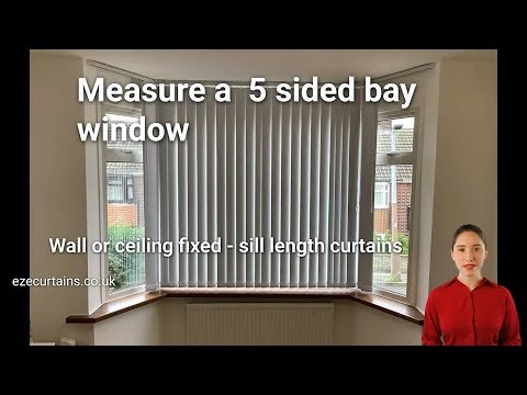 measure a 5 sided bay window sill length