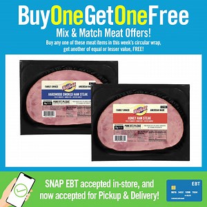 Buy one, get one FREE | Price Chopper Supermarkets