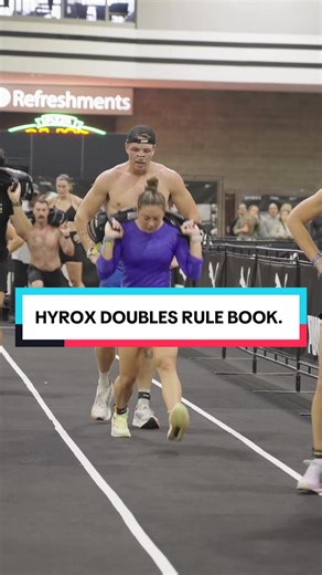 HYROX DOUBLES RULEBOOK! Let’s run it up again @Matthew Scriv #fyp #hyroxdoubles #hyrox #hyroxexplained #explorepage