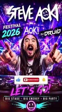 Steve Aoki Techno EDM 2026 festival