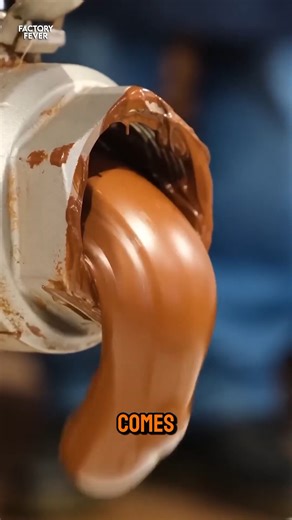 How Chocolate is Made in Factory #shorts
