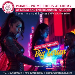 Unlock the Magic of Visual Effects! Discover the art of VFX and Animation with our comprehensive course. Learn industry-standard techniques, software, and tools to bring your imagination to life. Join now and kickstart your career in the exciting world of visual effects! 🤝For more info Call on 91 7506259537 ℹClick to learn more about courses http://www.pfames.com #hscstudents #12stdstudents #coursesafter12thstd #visualeffects #vfxtraining #vfxinstitute #learnvfx #VFXwithPrimeFocus #visualeffect