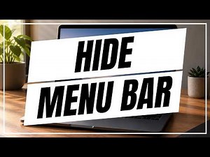 How To Hide or Unhide The Mac Menu Bar Quick Fix