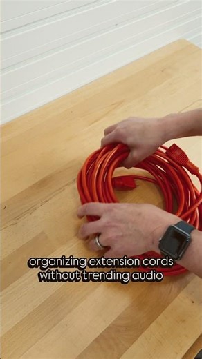 Organizing Extension Cords without Trending Audio 🔌✨